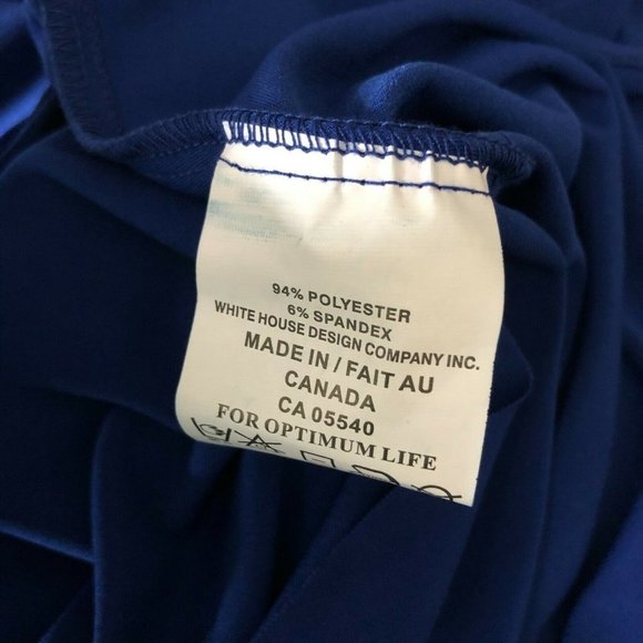 Sympli Womens Tunic Top Keyhole Cutouts 3/4 Sleeve Stretch Blue Size S - Picture 4 of 5